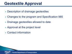 Earthwork - Florida Department of Transportation