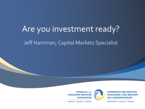 are you investment ready?