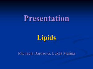 Prezentation Lipids