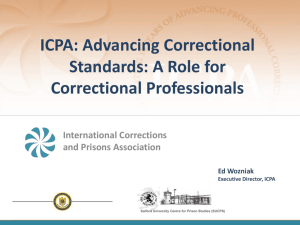 ICPA Advancing Correctional St