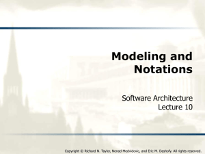 Modeling and Notations