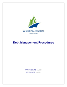 Debt Management Procedures