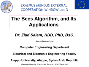Application of the Bees Algorithm to the Training of Learning Vector