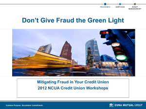 Don't Give Fraud the Green Light - Cornerstone Credit Union League