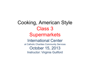 Cooking, American Style Class 3
