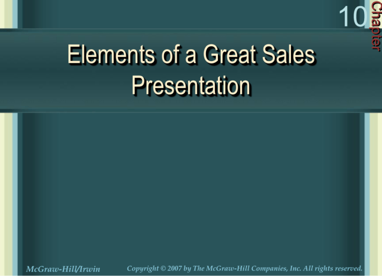 Mkt 173 Chap 10 Business And Computer Science