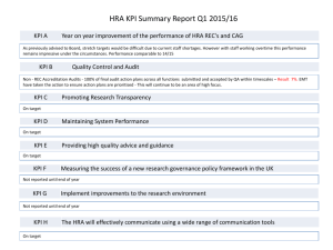 7Bii – KPI Summary Report Q1 15-16
