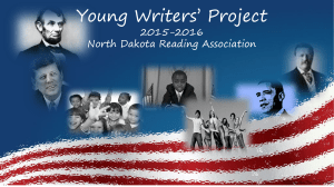 YWP powerpoint - North Dakota Reading Association