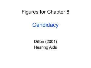 8 assessing candidacy for a hearing aid