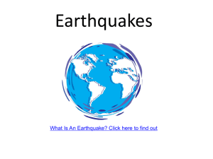 Earthquakes ppt