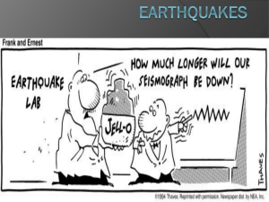 Earthquakes 2011