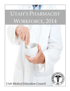 Utah's Pharmacist Workforce, 2014