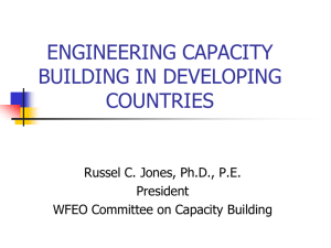 capacity building in developing countries for economic development
