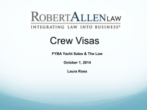 FYBA Crew Visa Presentation October 1, 2014