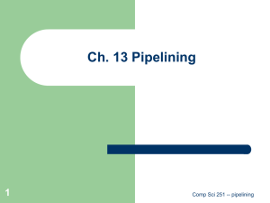 Chapter 6: Pipelining
