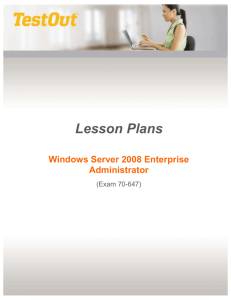 Windows Server 2008 Enterprise Administrator