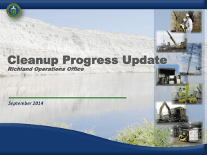 Cleaning Up the Hanford River Corridor and Improving Site