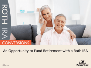 An Opportunity to Fund Retirement with a Roth IRA