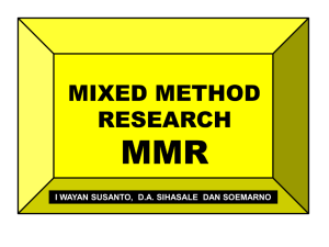 kompendium mixed method research