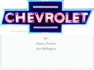 Chevrolet Campaign Presentation