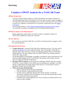 NASCAR SWOT Analysis
