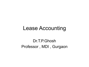 Lease Accounting