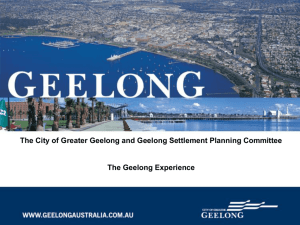 City of Greater Geelong and Geelong Settlement Planning Committee