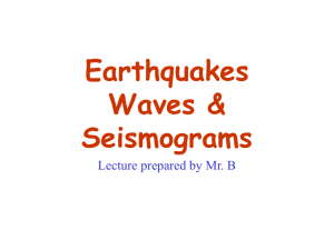 Types of Earthquake (Seismic) Waves
