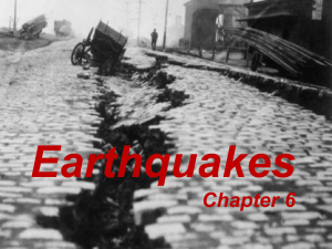 Earthquakes – Chapter 6