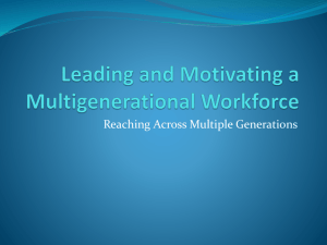Leading and Motivating a Multigenerational Workforce