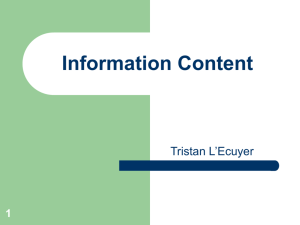 Information Content