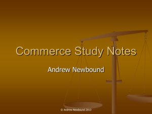 Commerce Study Notes