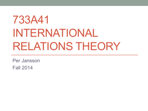 733A41 International relations theory