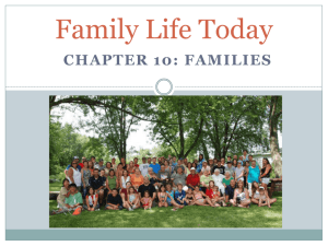 Family Life Today PPT