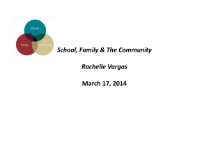 The Family & The Community Rachelle Vargas ECE 497 Child
