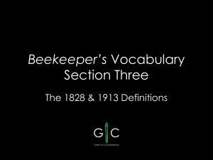 BKA Vocab Section 03