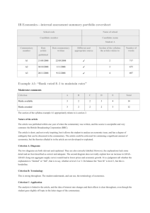 Student A feedback - IB Economics Unit 1