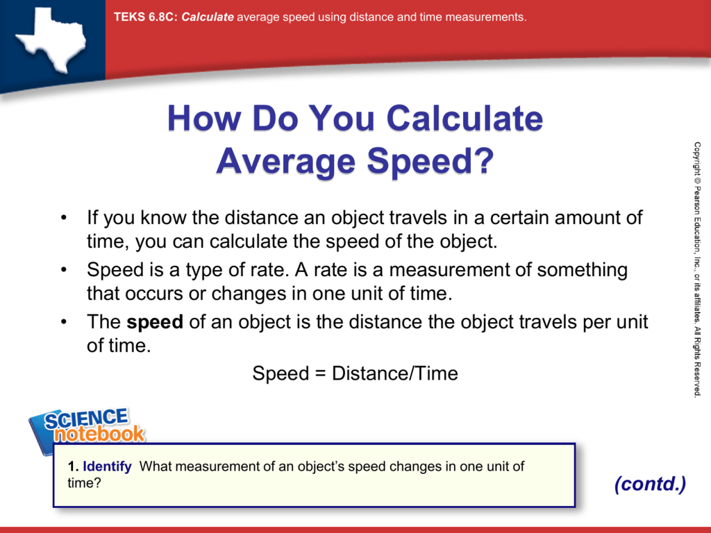 calculate average speed