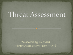 Threat Assessment Team - West Chester University