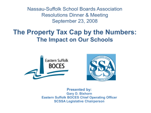 2007 Legislative Program - Suffolk County School Superintendent