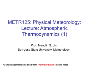 Advanced Physical Meteorology