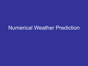 Numerical Weather Prediction