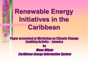The Caribbean Renewable Energy Development Project
