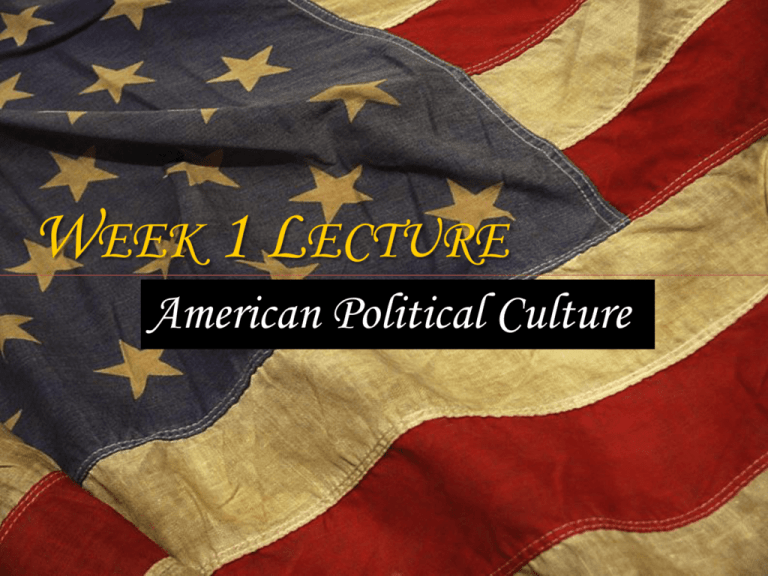 American Political Culture