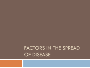 2_Factors in the Spread of Disease