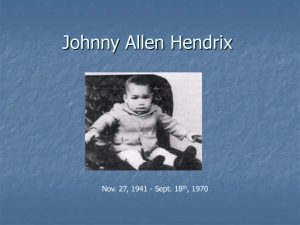PowerPoint Presentation - James Marshall Hendrix