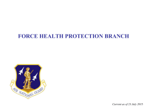 Force Health Protection_SAS Refresher_23 Jul 15