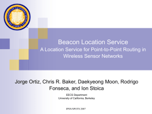 Beacon Location Service A Location Service for Point-to