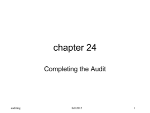 ARENS 24 2158 02 Completing the Audit