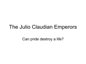 The Julio Claudian Emperors - ancient-rome